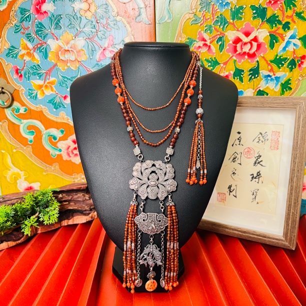     锦象原创设计台湾工国风个性套链