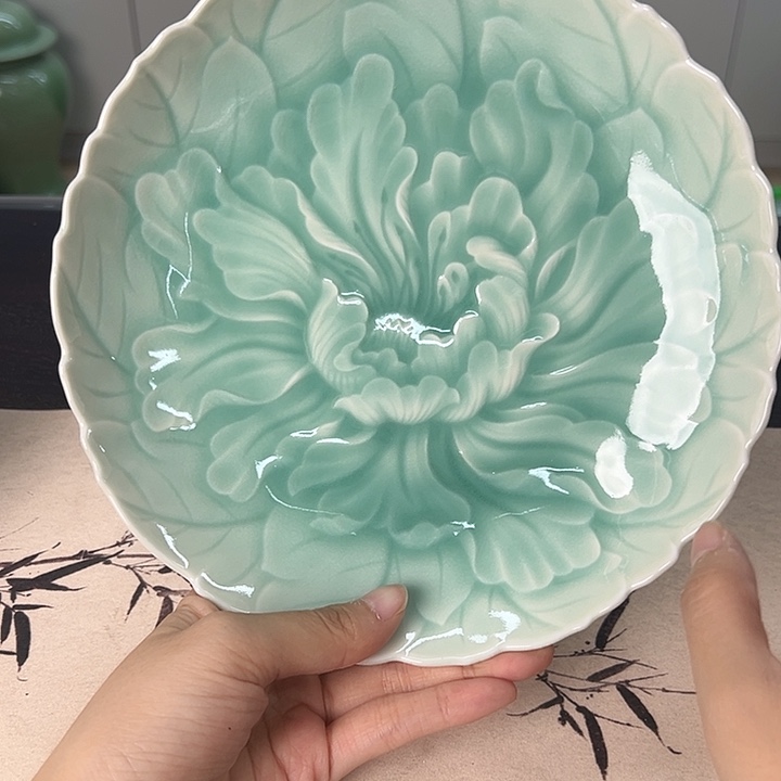 龙泉云间青瓷小米茶器