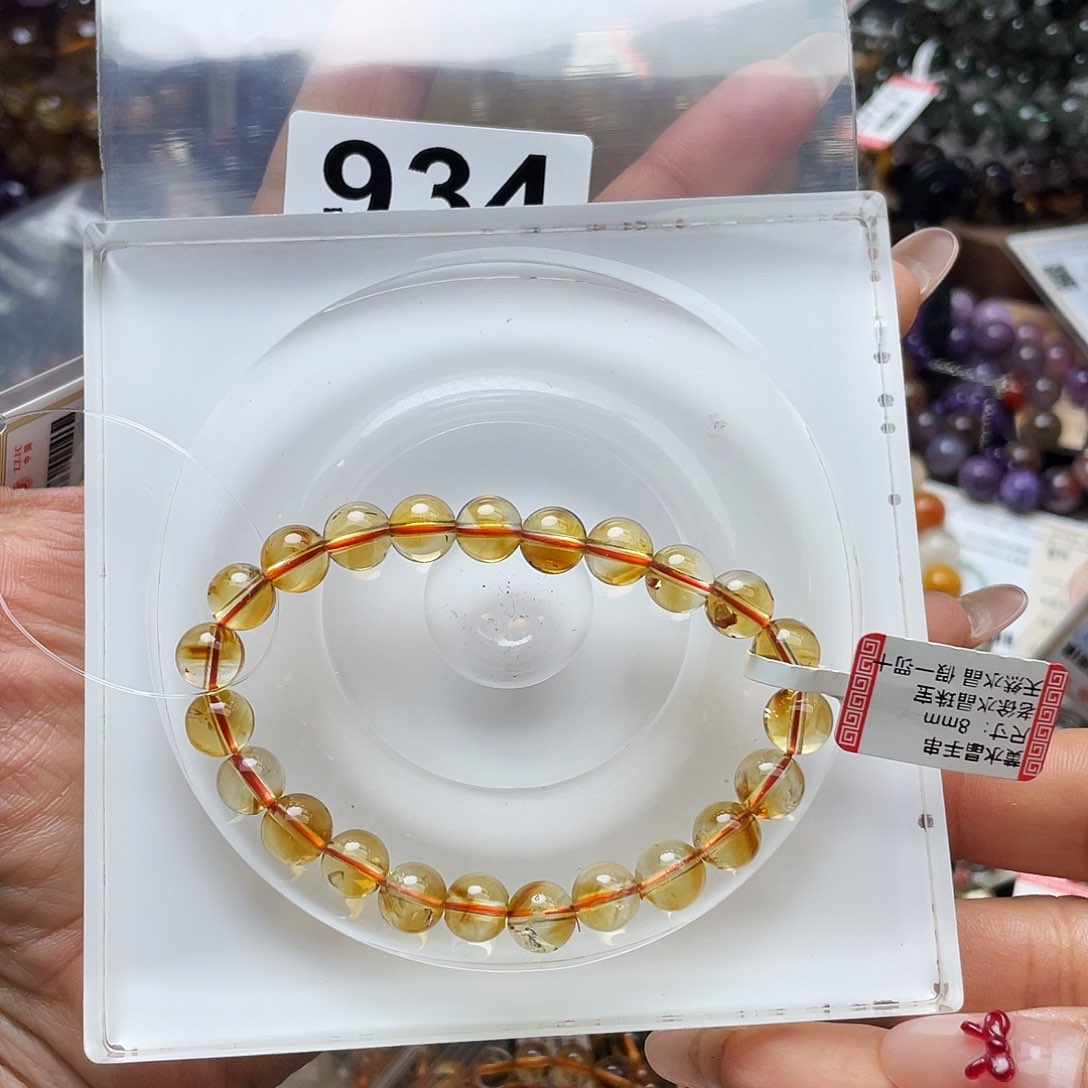 水晶手串934。未镶嵌
