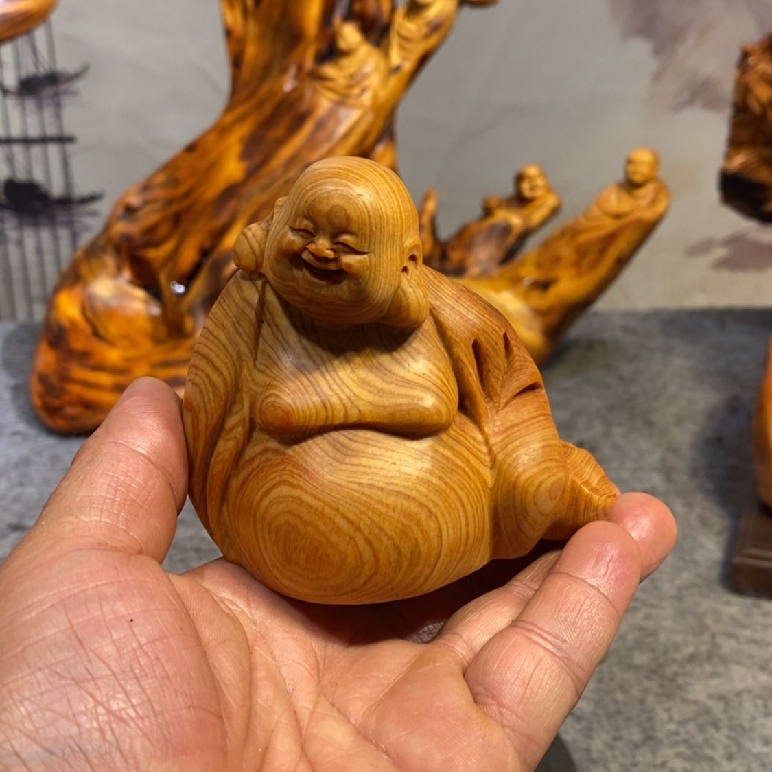 【闪购商品】柏木（崖柏）根雕木雕工艺品摆件家居厂家直销手把件