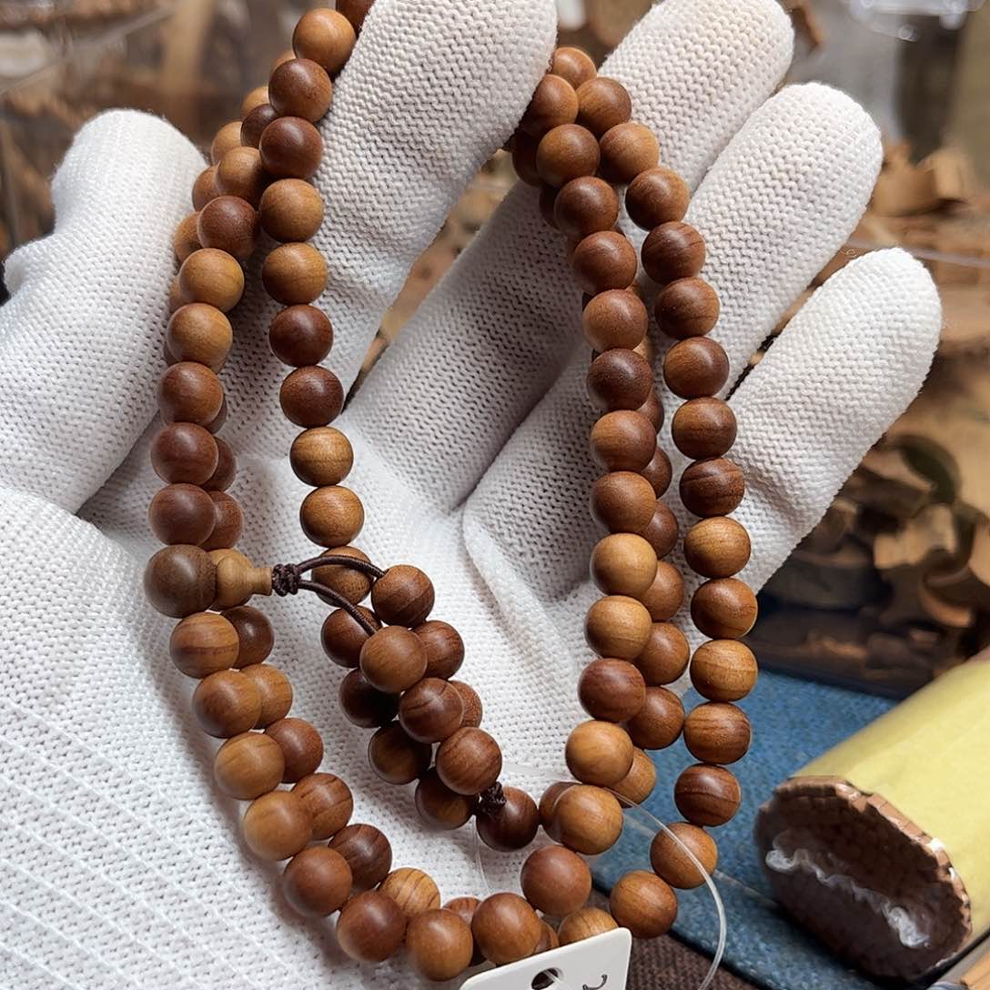 檀香木手串/手链诞*日老山檀香0.7