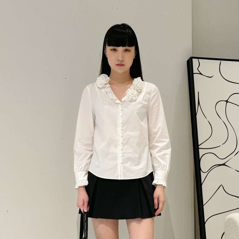 HPLY荷比俪4女装新品衬衫HDE11630110