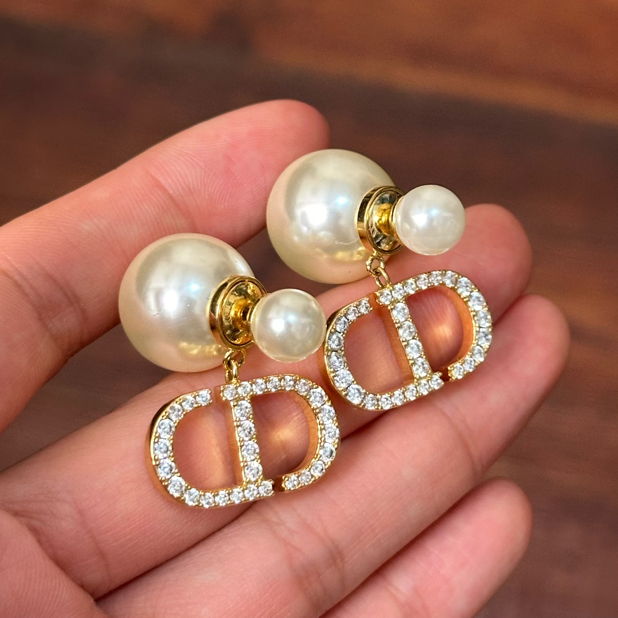 铜合金仿珍珠耳饰 E0113 时尚气质韦雪同款猪鼻子耳钉