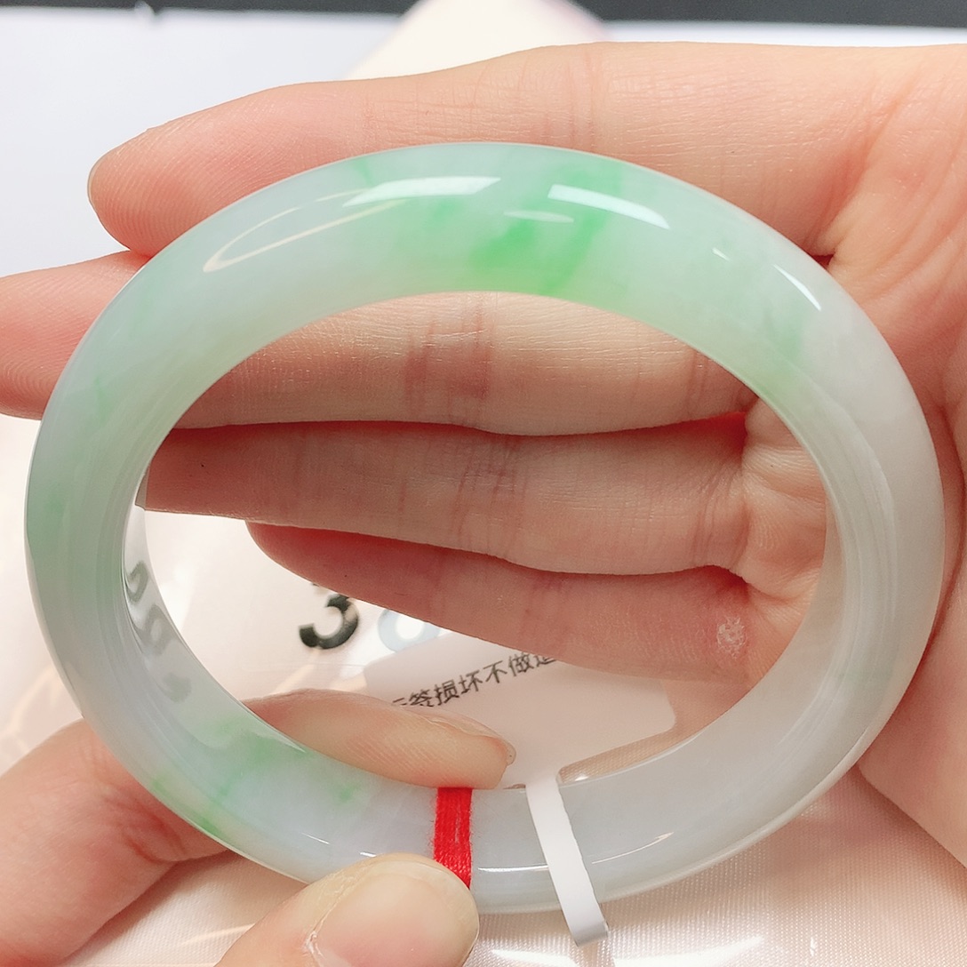 翡翠未镶嵌手镯翡翠手镯58