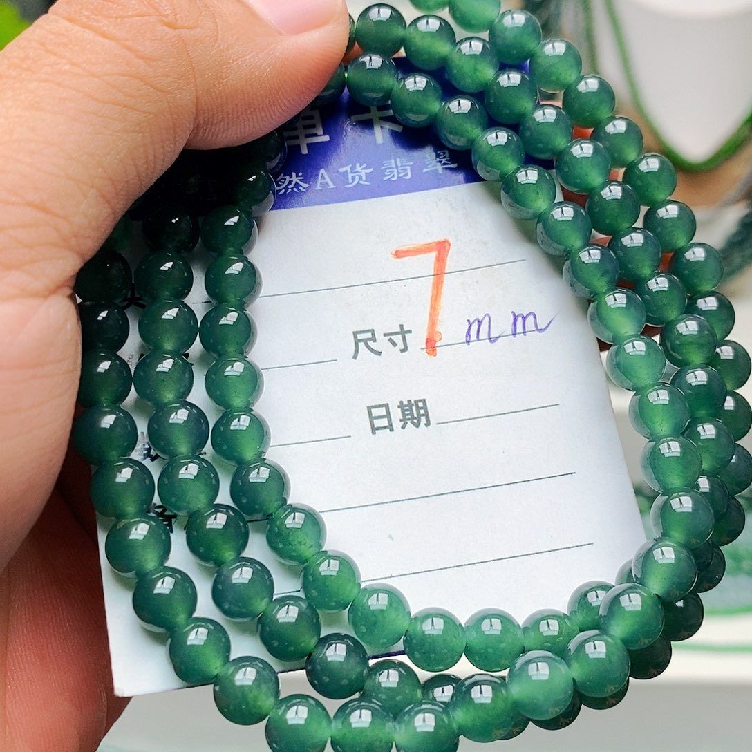 翡翠未镶嵌手链翡翠