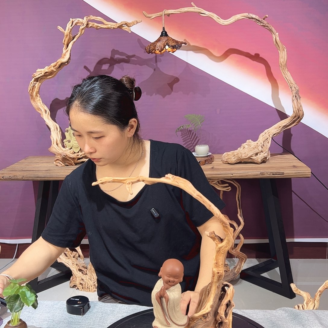 恩***少木天然杜鹃根根艺摆件