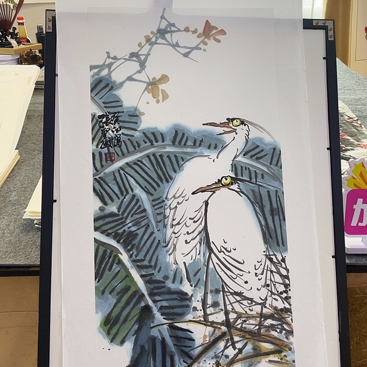国画张圣敏先生纯手绘作品