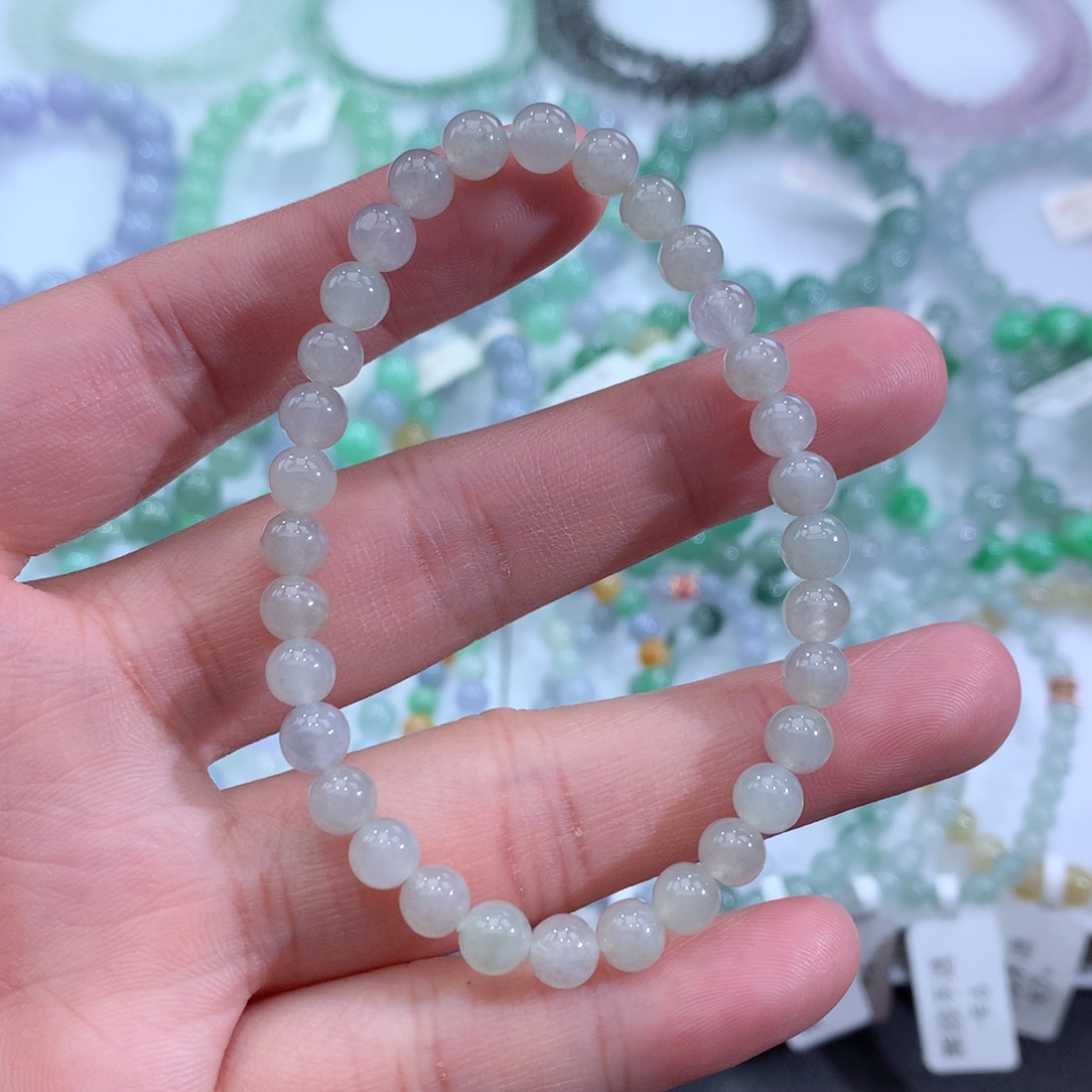 翡翠手链未镶嵌天然