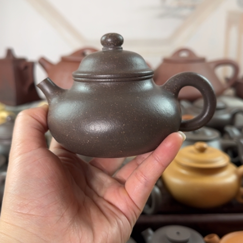 茶壶紫砂梨皮天青200cc