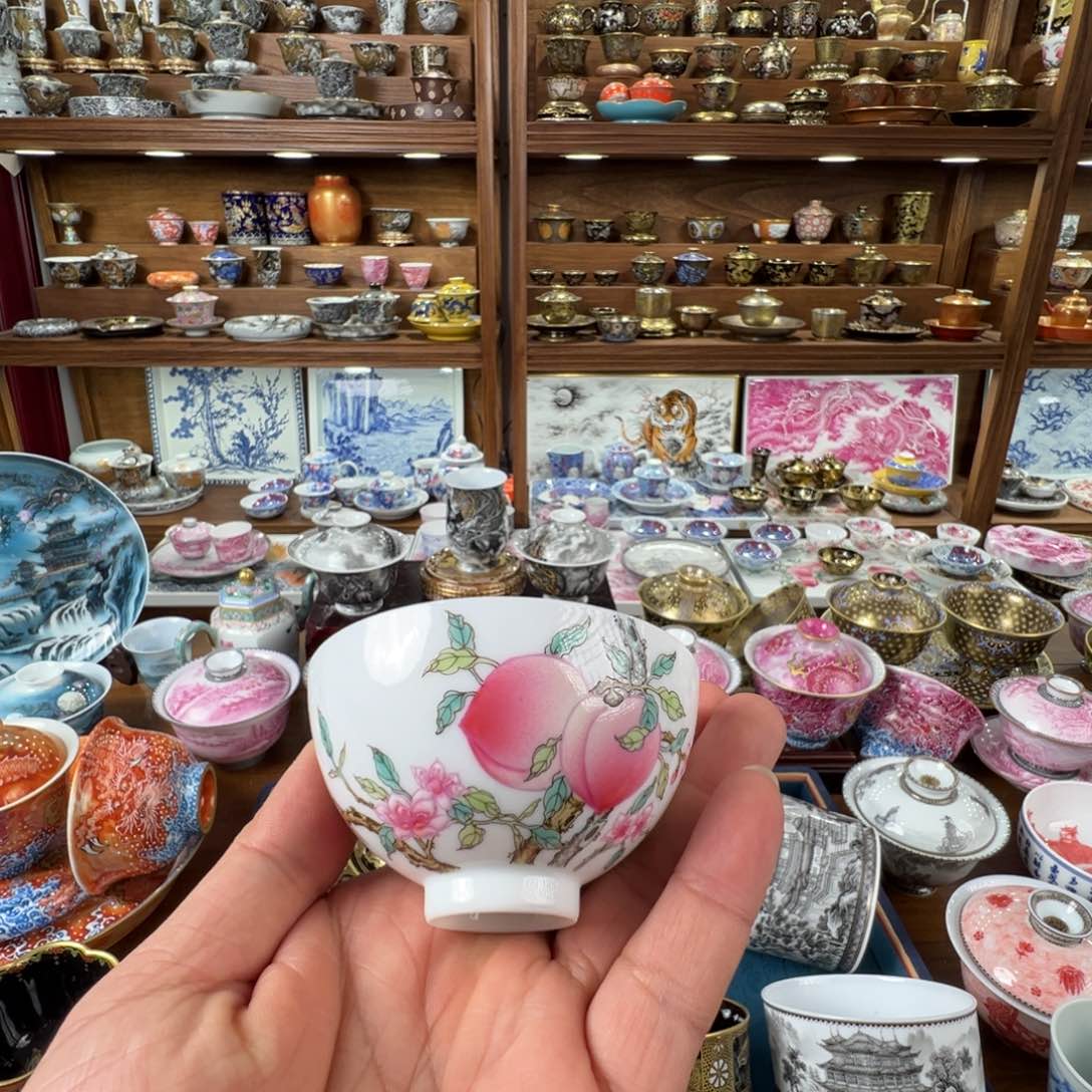 过墙内外绘五桃主人杯