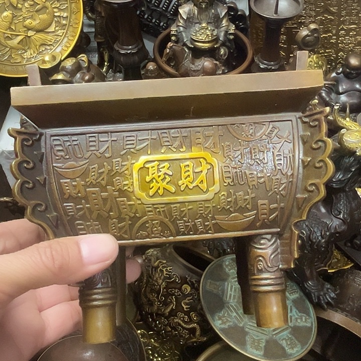 顺顺利利，铜器摆件