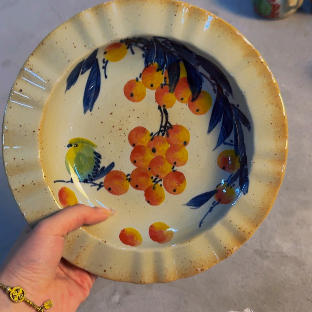 瓷片景德镇陶瓷手工手绘