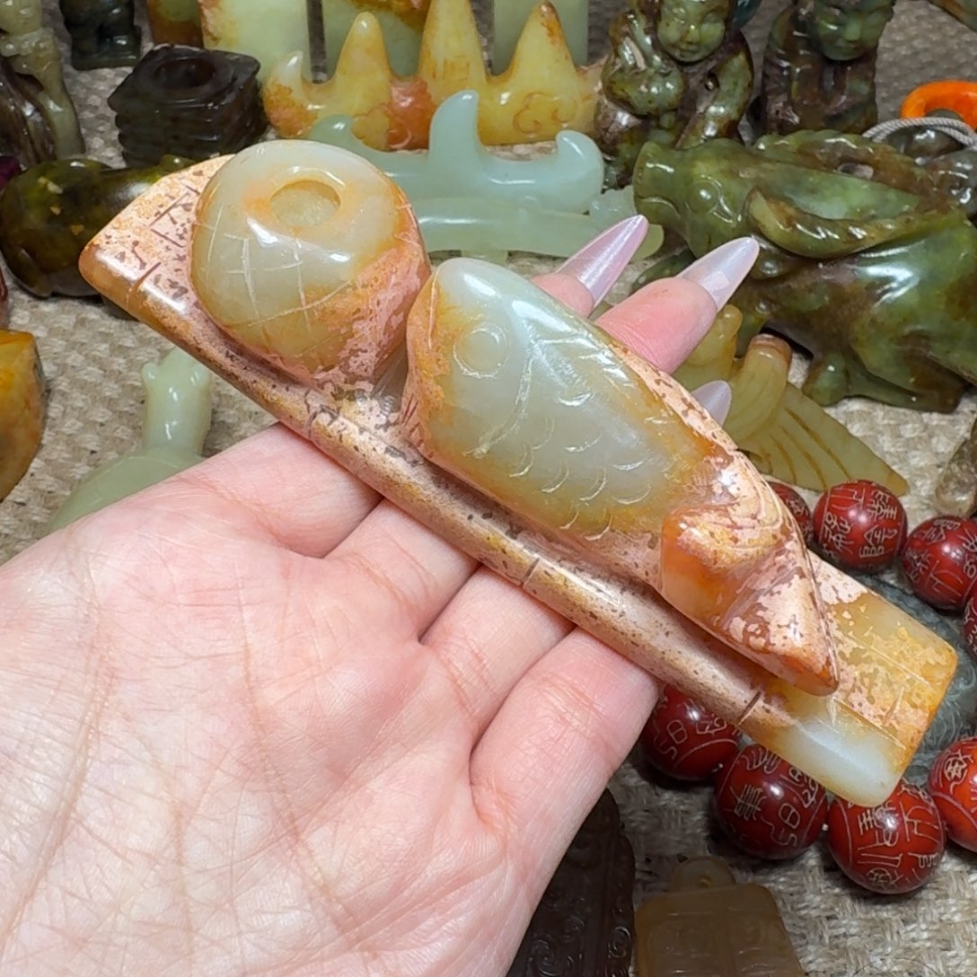 白玉菩提吊坠挂件