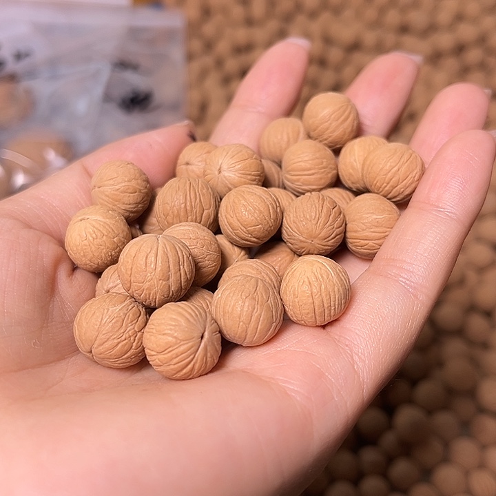 这***r猴头核桃手串凤羽100颗