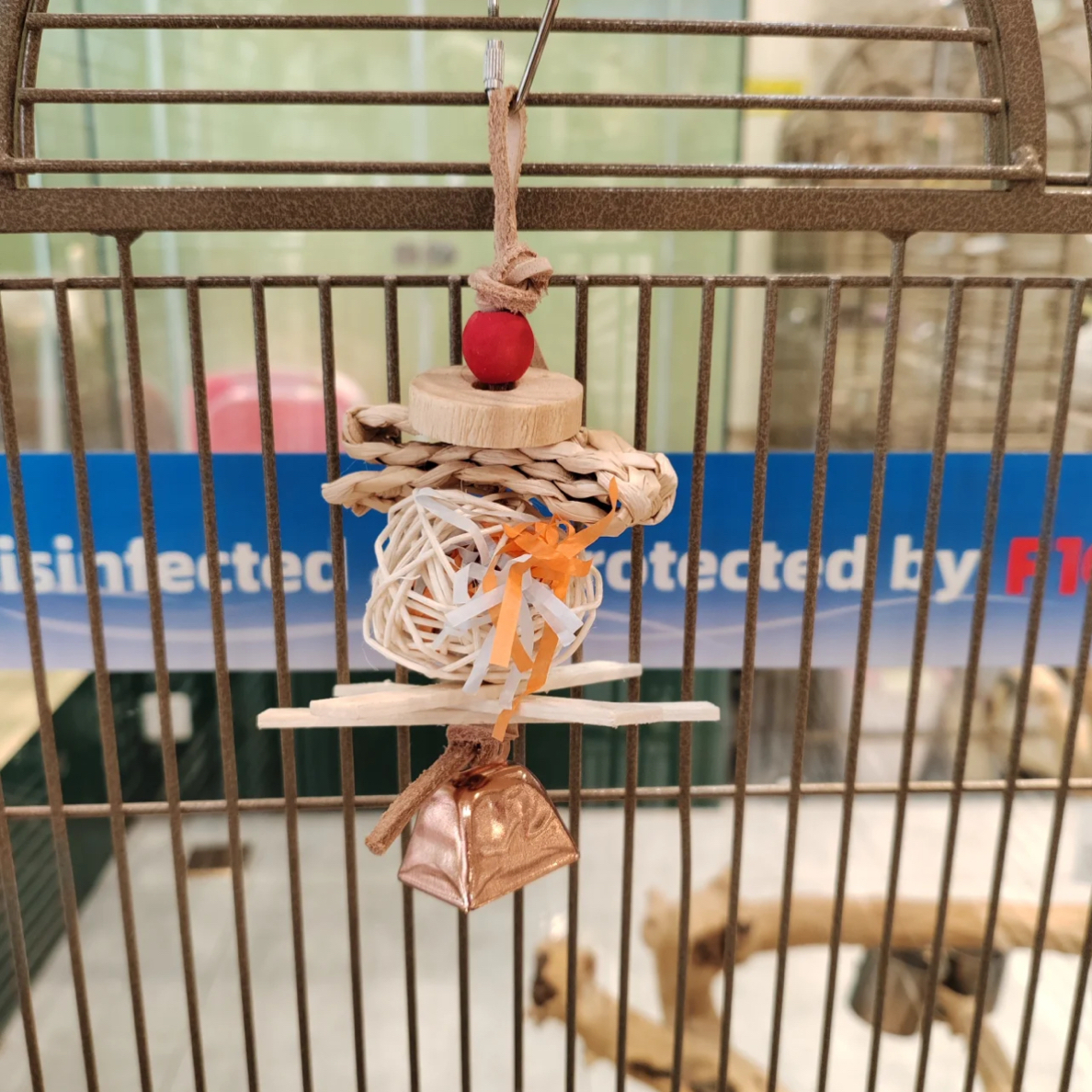 鹦鹉笼内玩具 索皮许愿铃铛