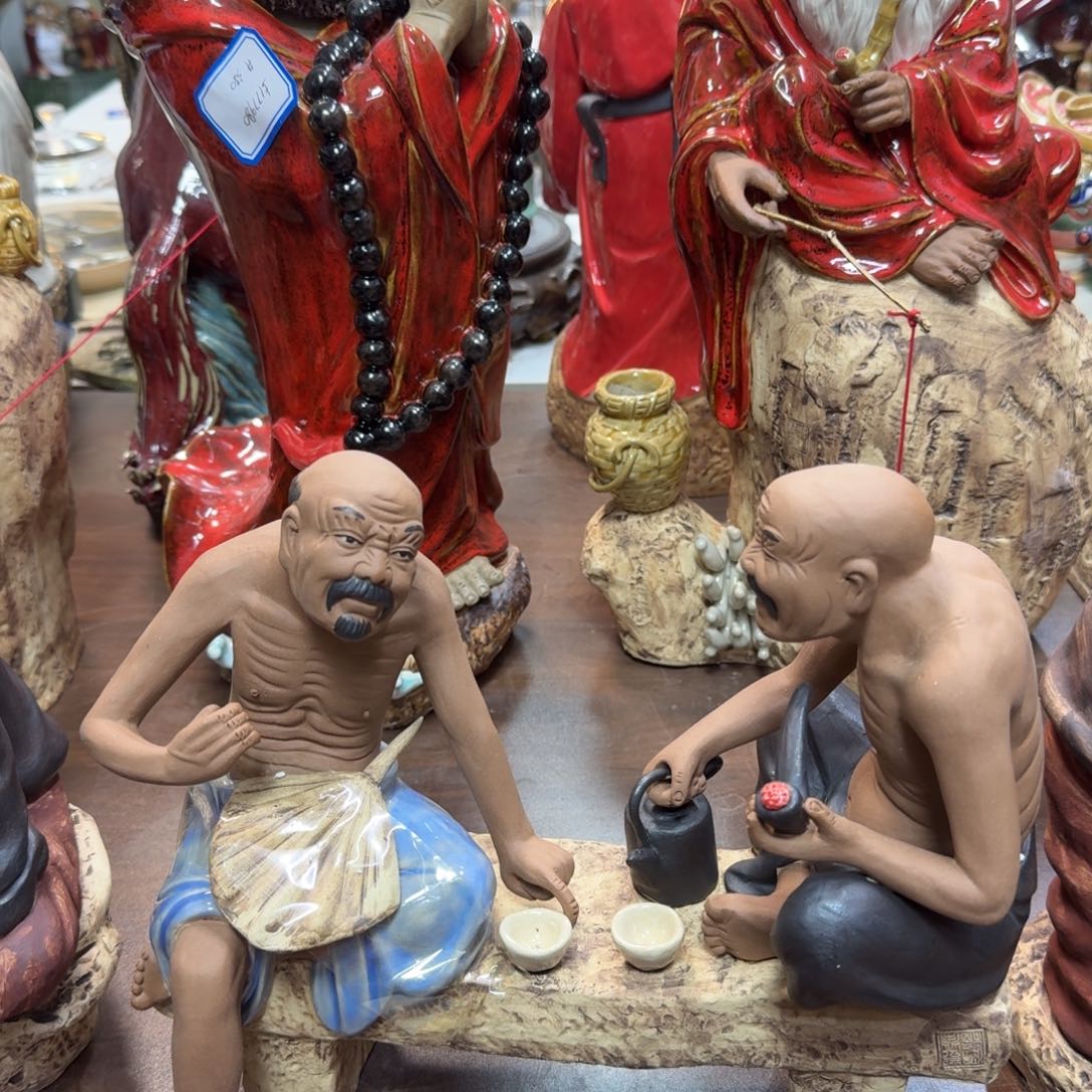 莜***哥石湾窑陶瓷摆件茶浓