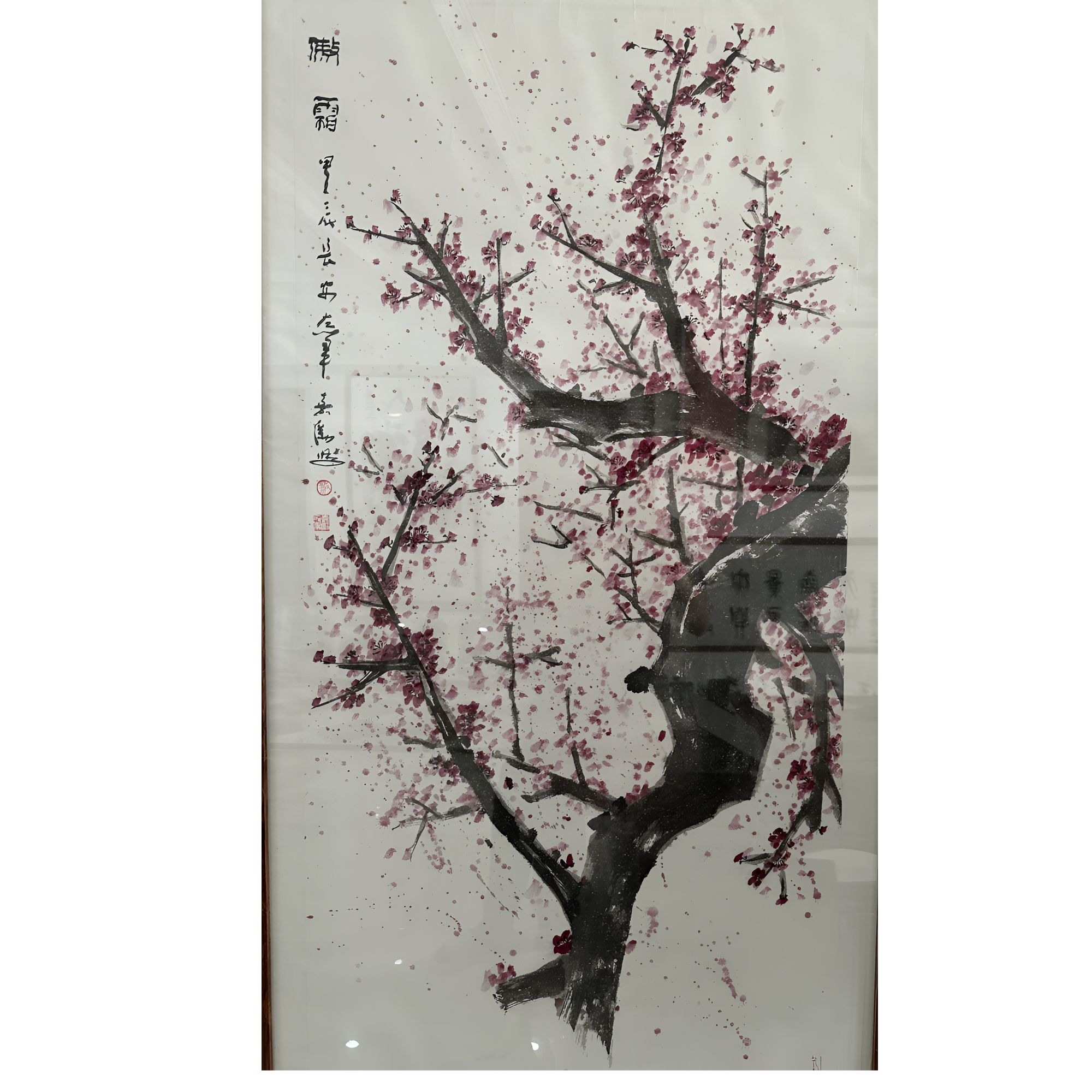 蔡老师四尺国画花鸟作品