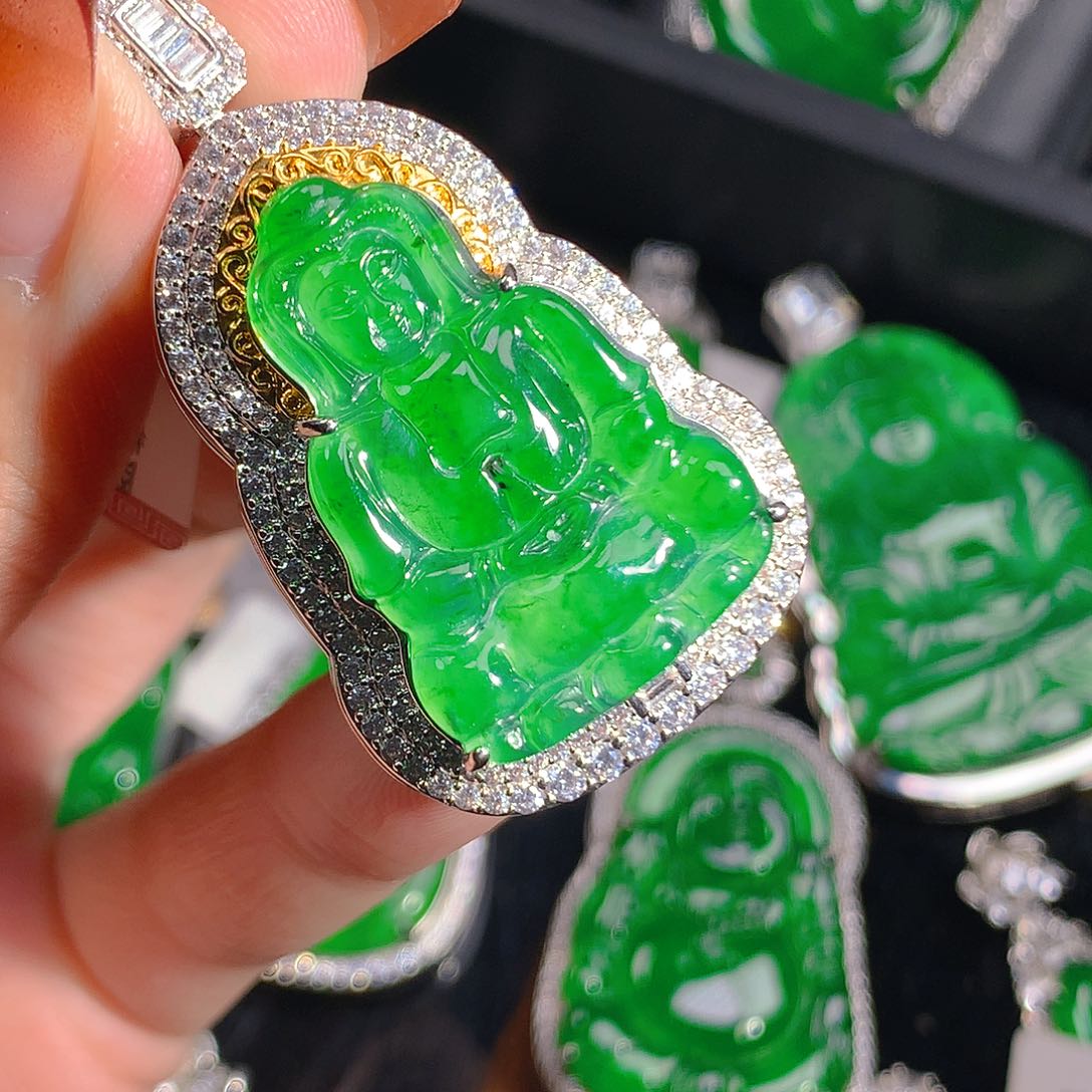 翡翠吊坠(不含链)未镶嵌