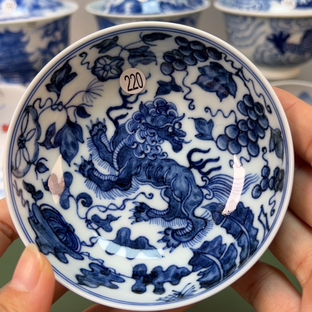 杯木木景德镇纯手绘茶具220