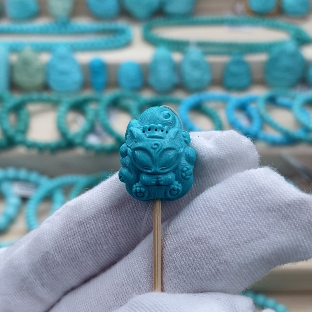 绿松石珠宝奇石未镶嵌