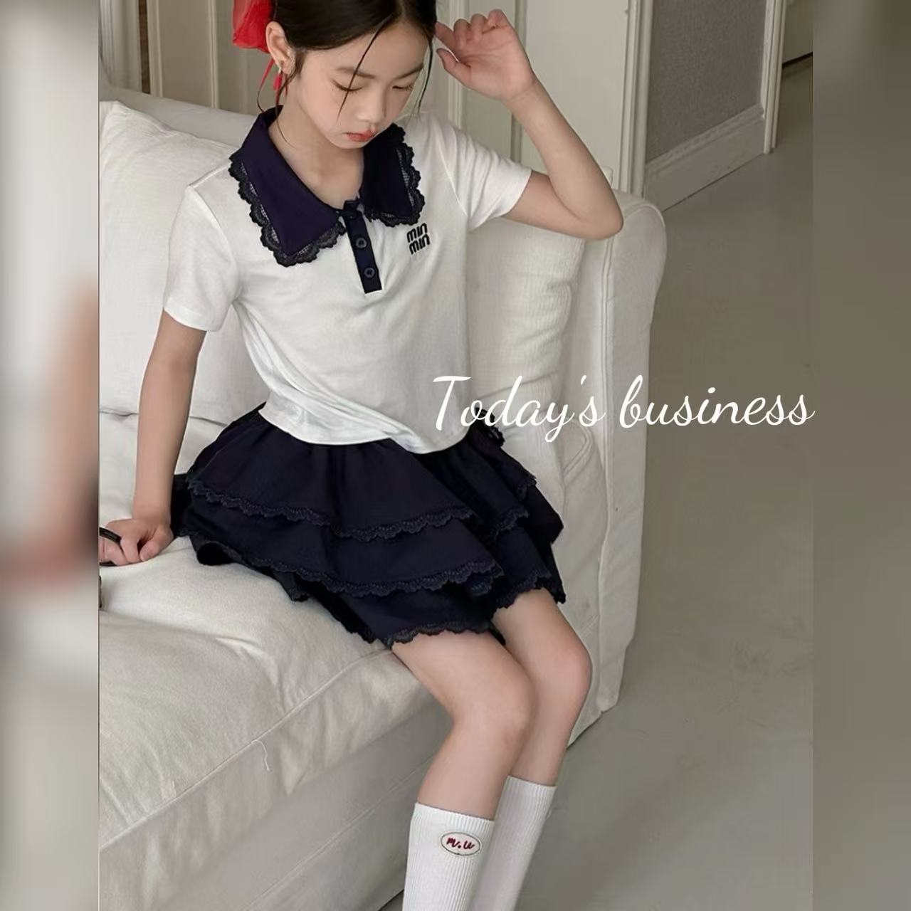 Q2651 学院风polo领短袖