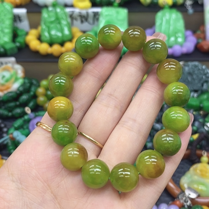 品***园未镶嵌手链翡翠手链19