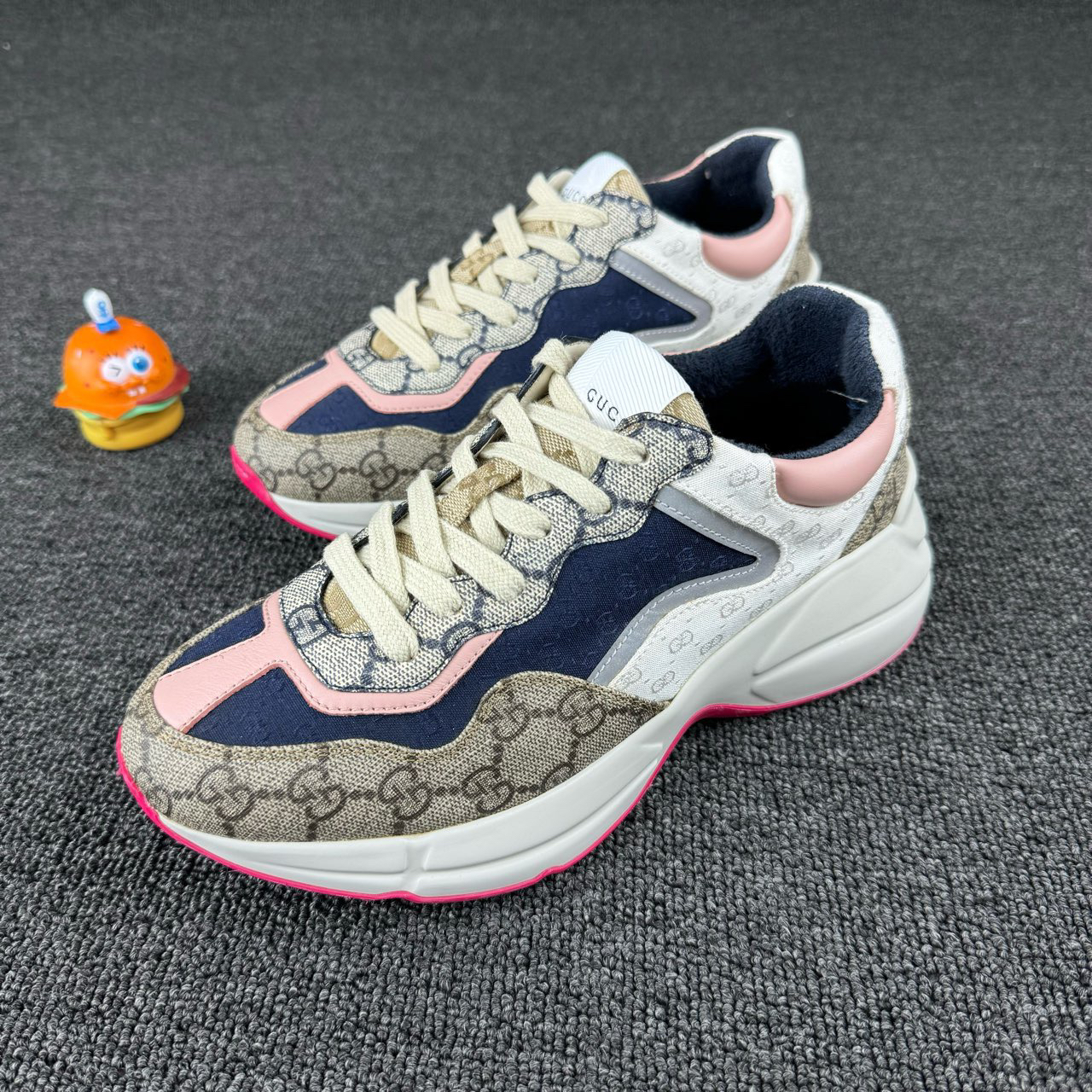 95新 GUCCI/古驰 老爹37.5码鞋底星星都在HB1487