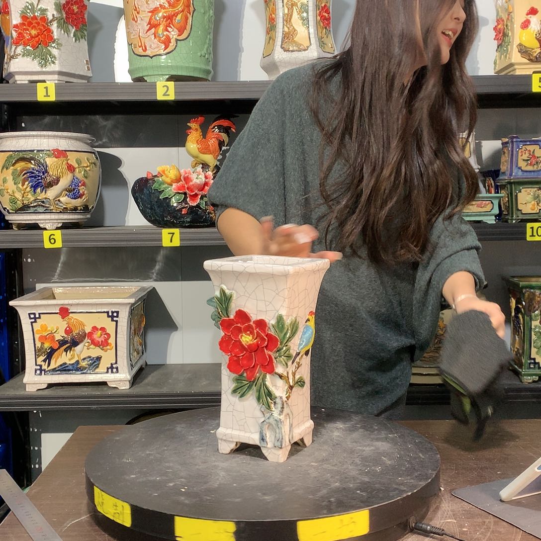 品***高温烧制石湾盆花盆