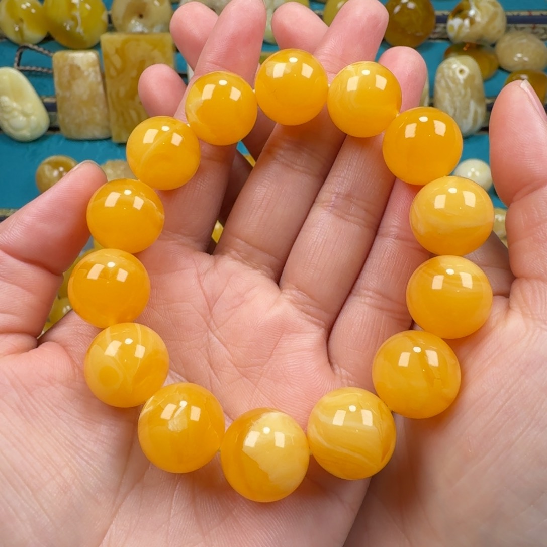 蜜蜡手链未镶嵌蜜蜡