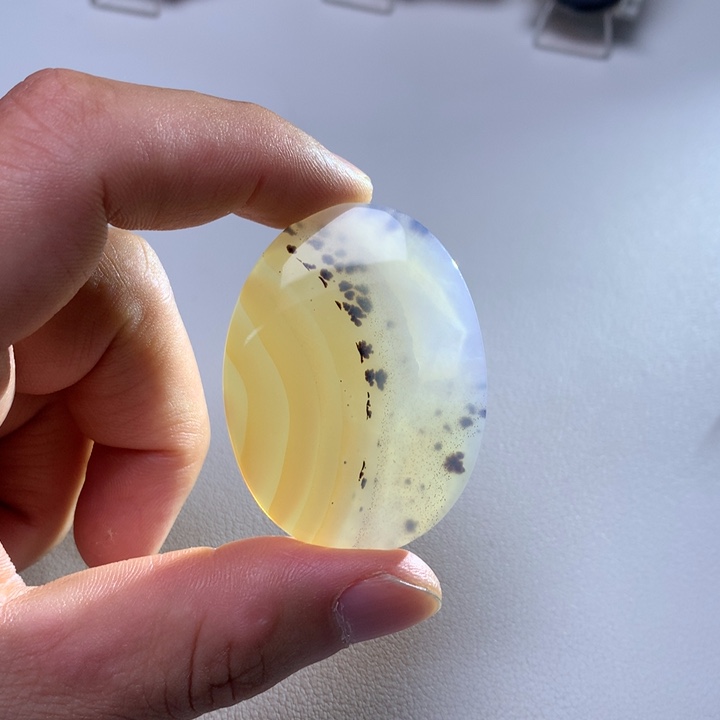 玛瑙/玉髓吊坠(不含链)未镶嵌石*弟