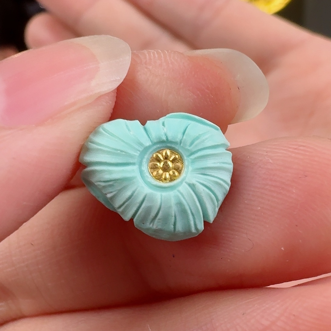 绿松石珠宝奇石未镶嵌