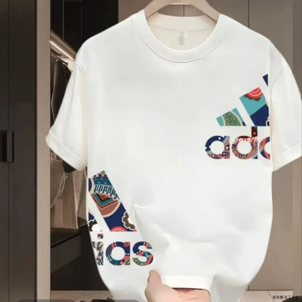 【一折粉丝福利】潮牌男女同款圆领百搭T恤