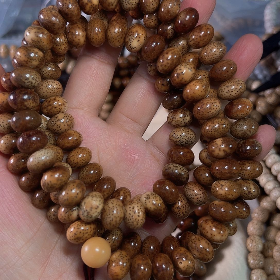 星月菩提手串齐*星月菩提脱脂陈子