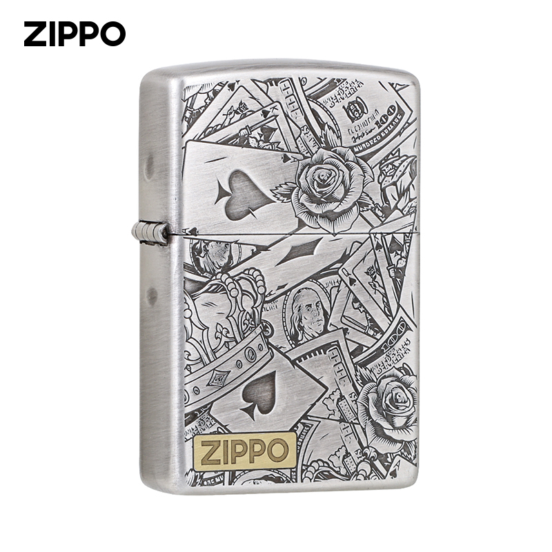 ZIPPO/之宝恋爱赌约守护个性防风打火机七夕浪漫送礼佳品DY9902DK