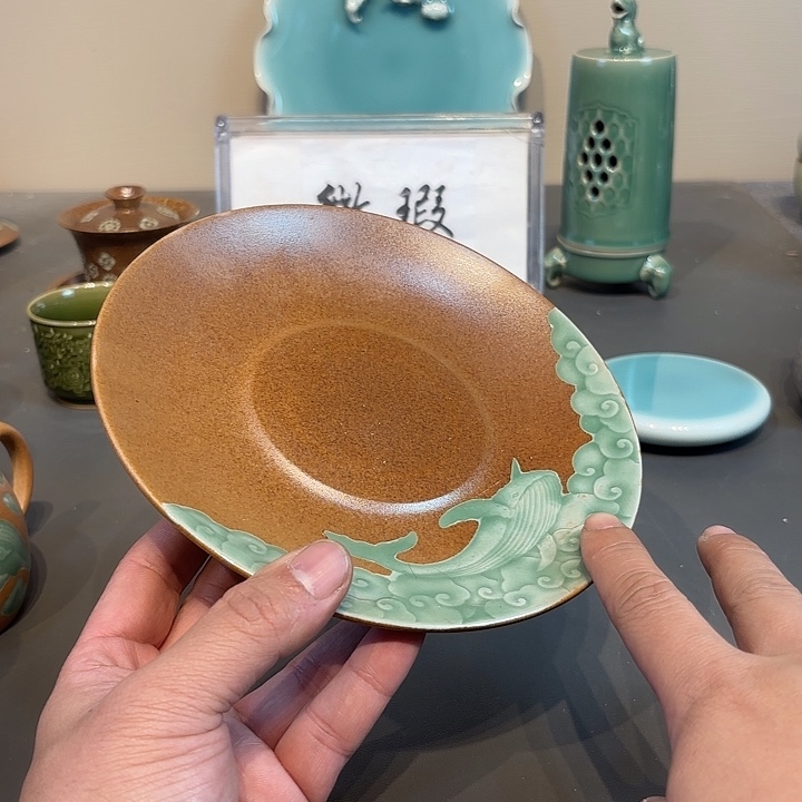 瓷片龙泉青瓷福利青瓷
