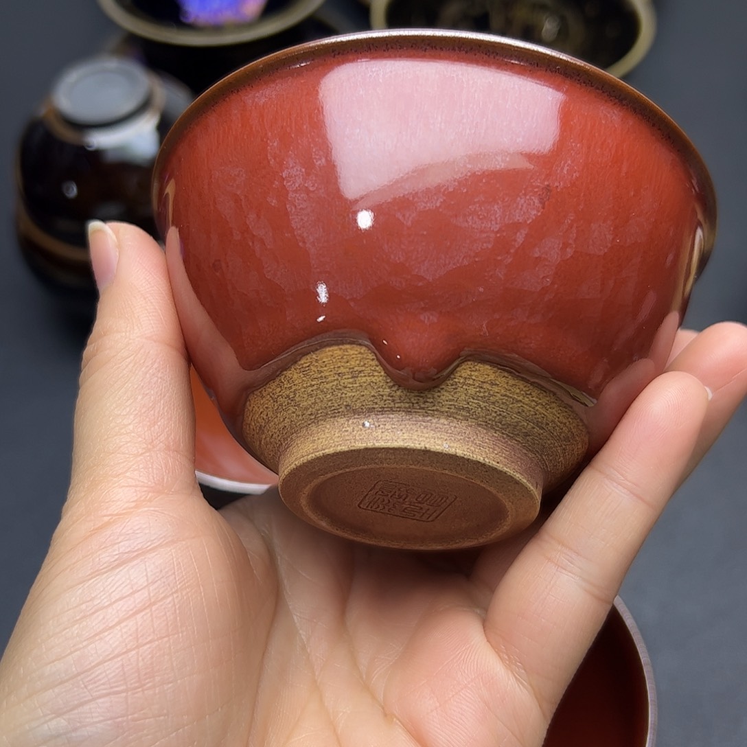 茶盏建窑建盏主人杯