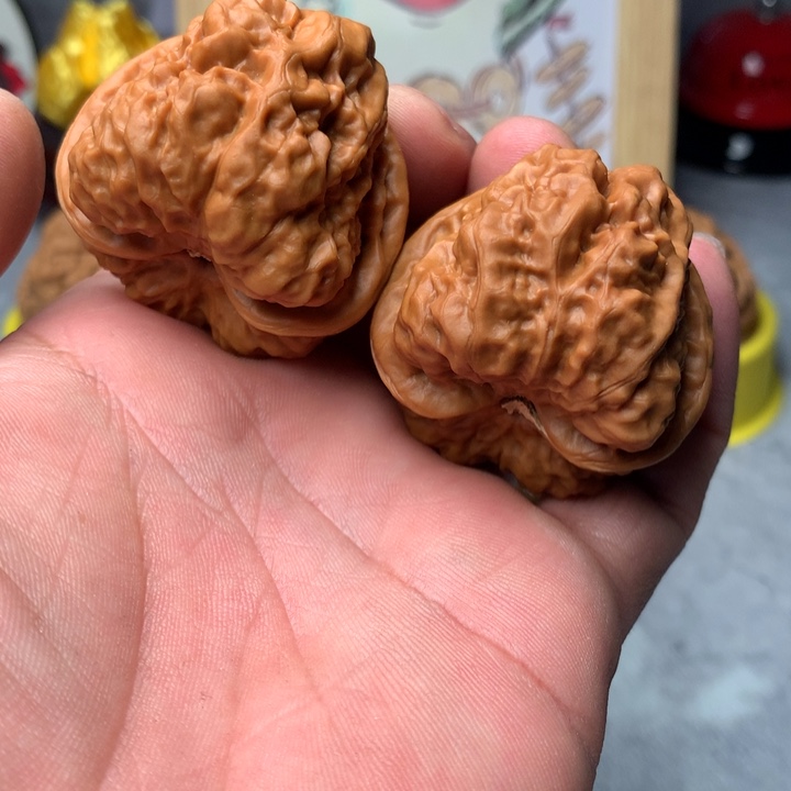M***o把件文玩核桃蛤蟆头