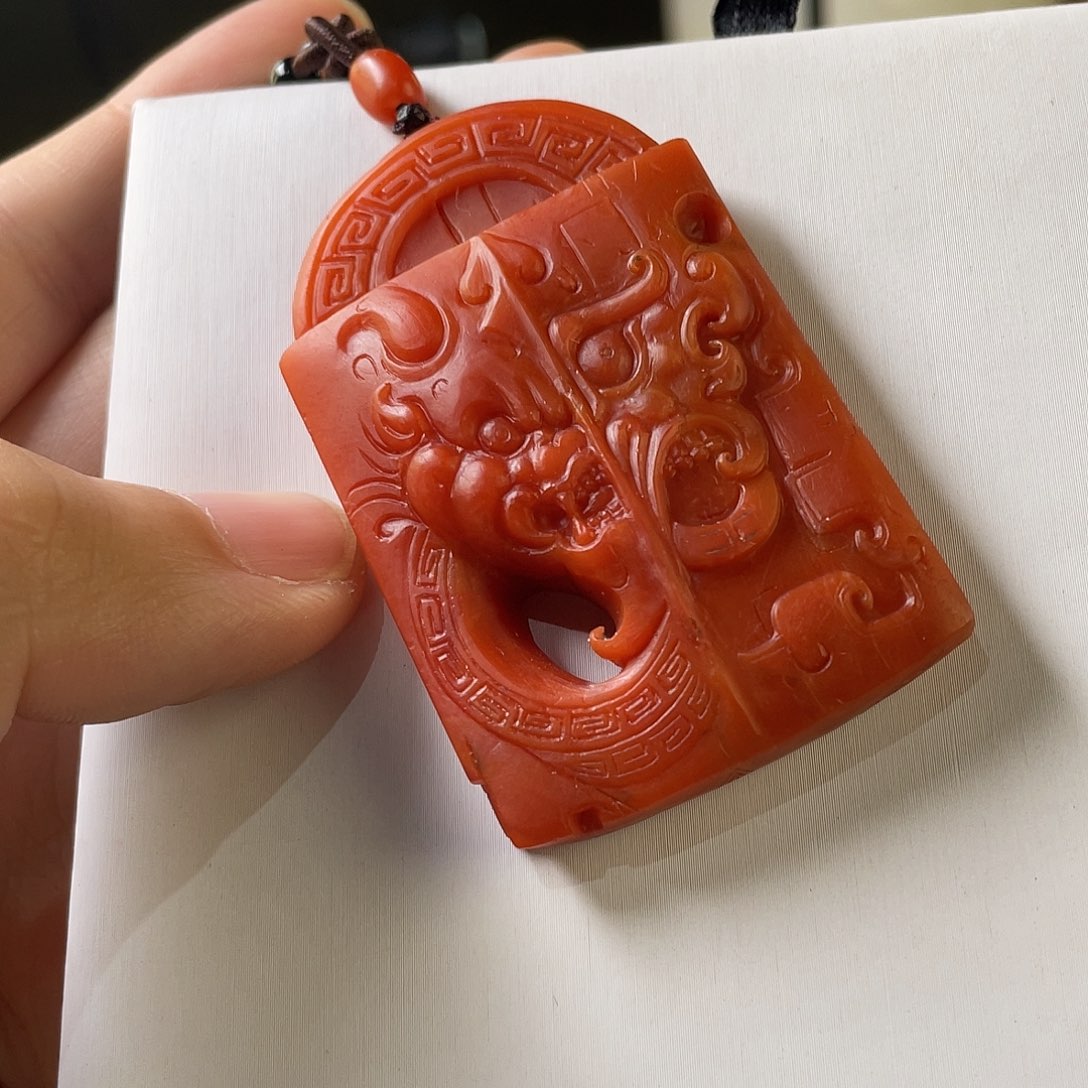 南红玛瑙未镶嵌颈饰保山五岔路典藏