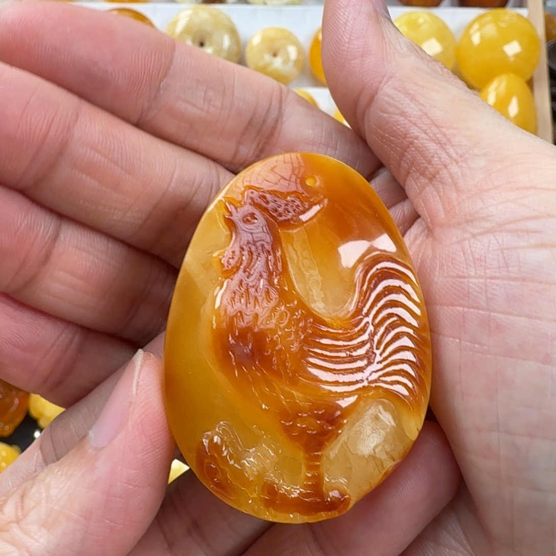 蜜蜡颈饰未镶嵌蜜蜡