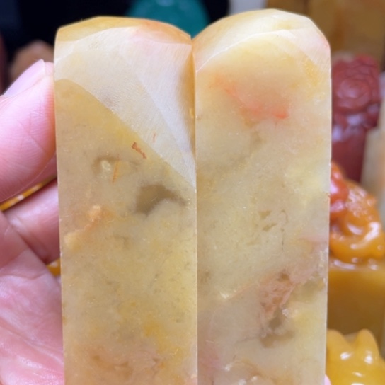 老挝石质地細膩光滑篆刻写字刀感十足