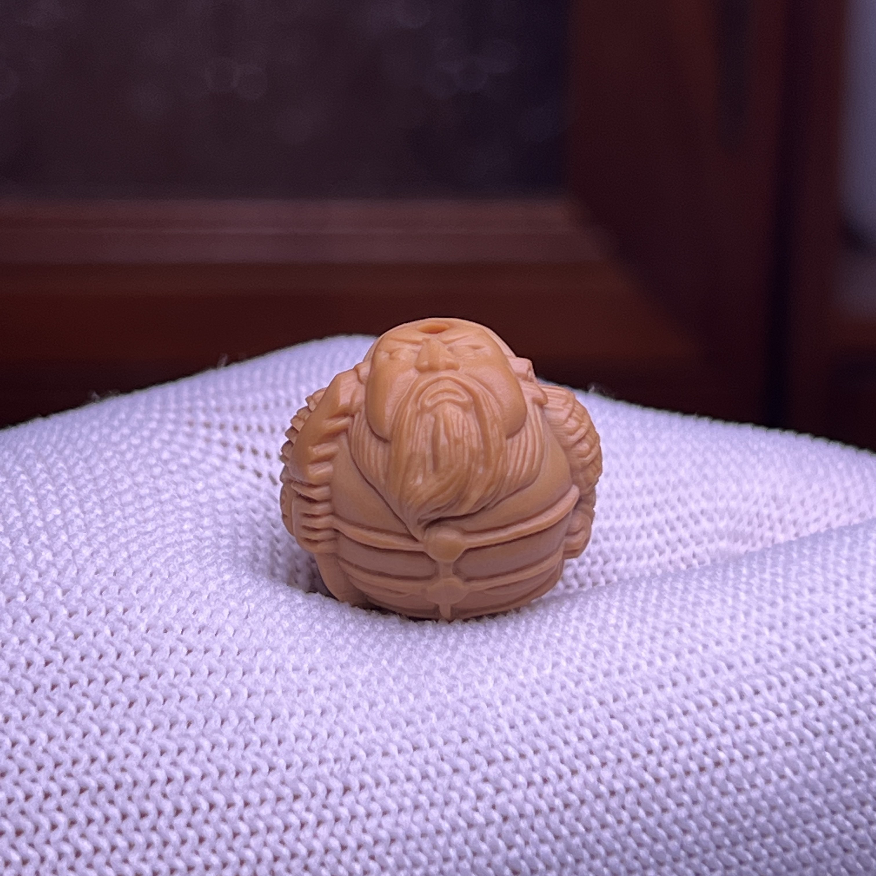 『精工关羽』18左右尺寸猴头核桃配饰挂件礼物全品有正常封口线