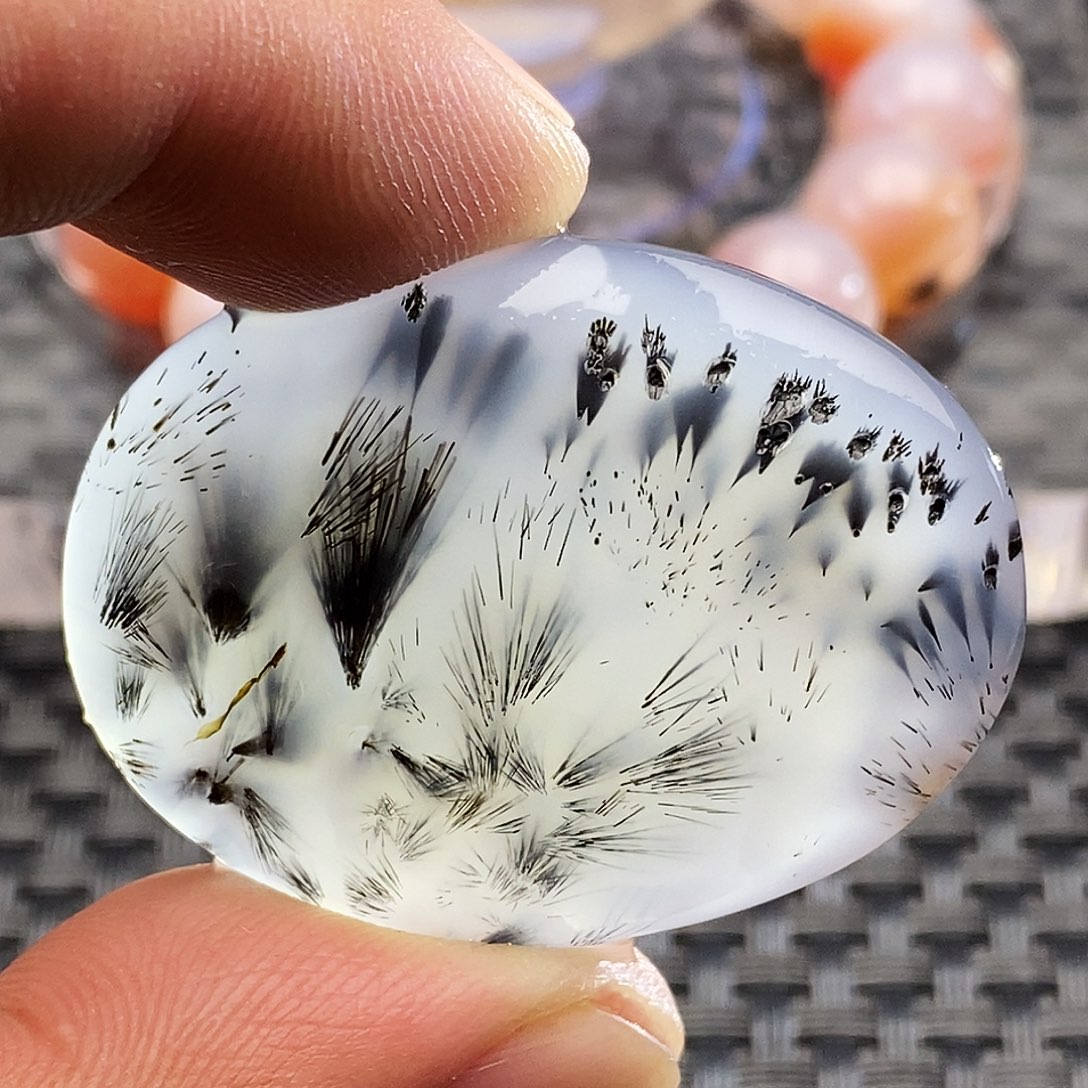 玛瑙/玉髓未镶嵌吊坠(不含链)微瑕90