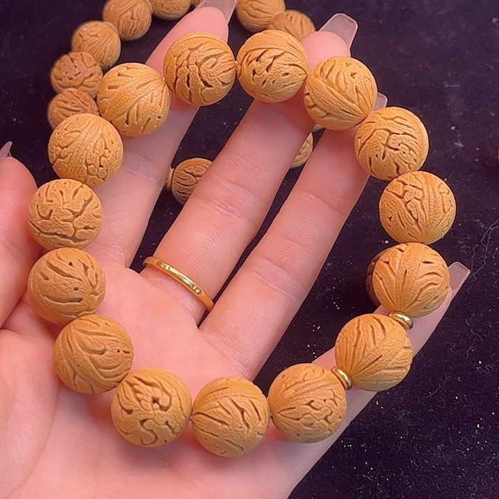 桃核吊坠博雅桃核17.3