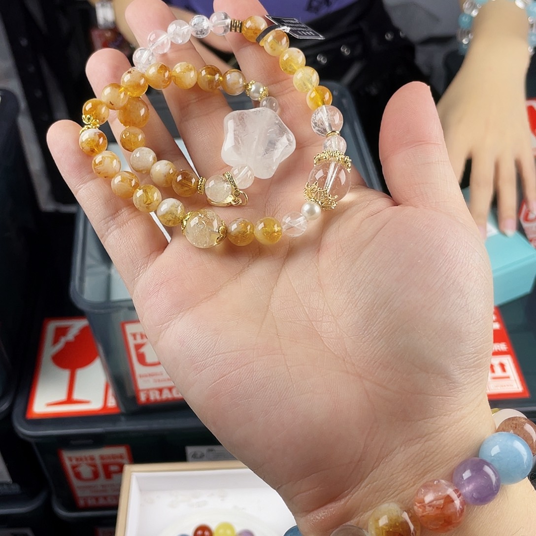 银S925镶嵌手链水晶