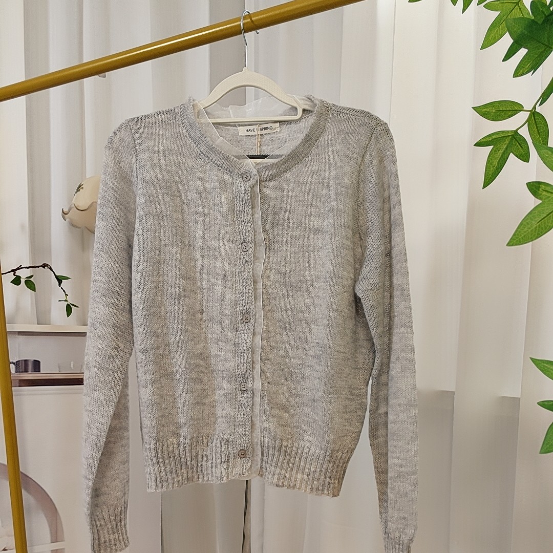 新款花边毛衣博主同款甜美针织上衣女氛围内搭