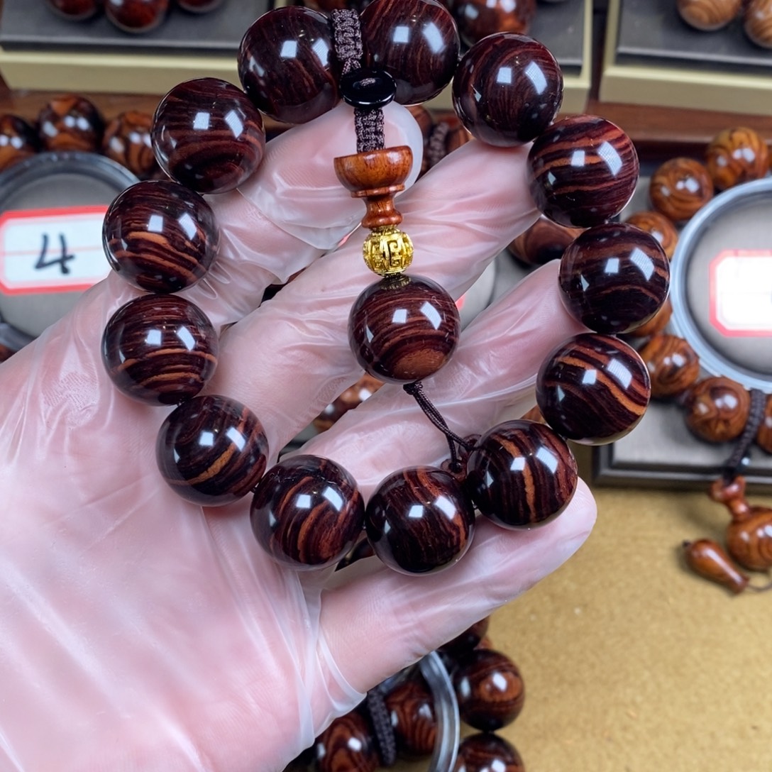 近***赤黄花梨/降香黄檀纯手工定制文玩手串