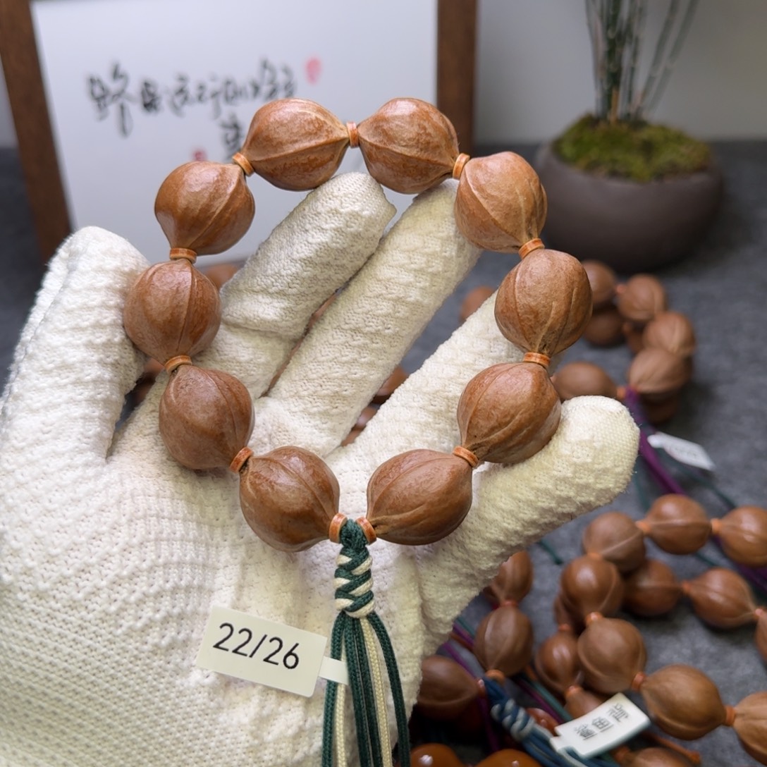 顺****手串/手链橄榄核22/26鲨鱼背