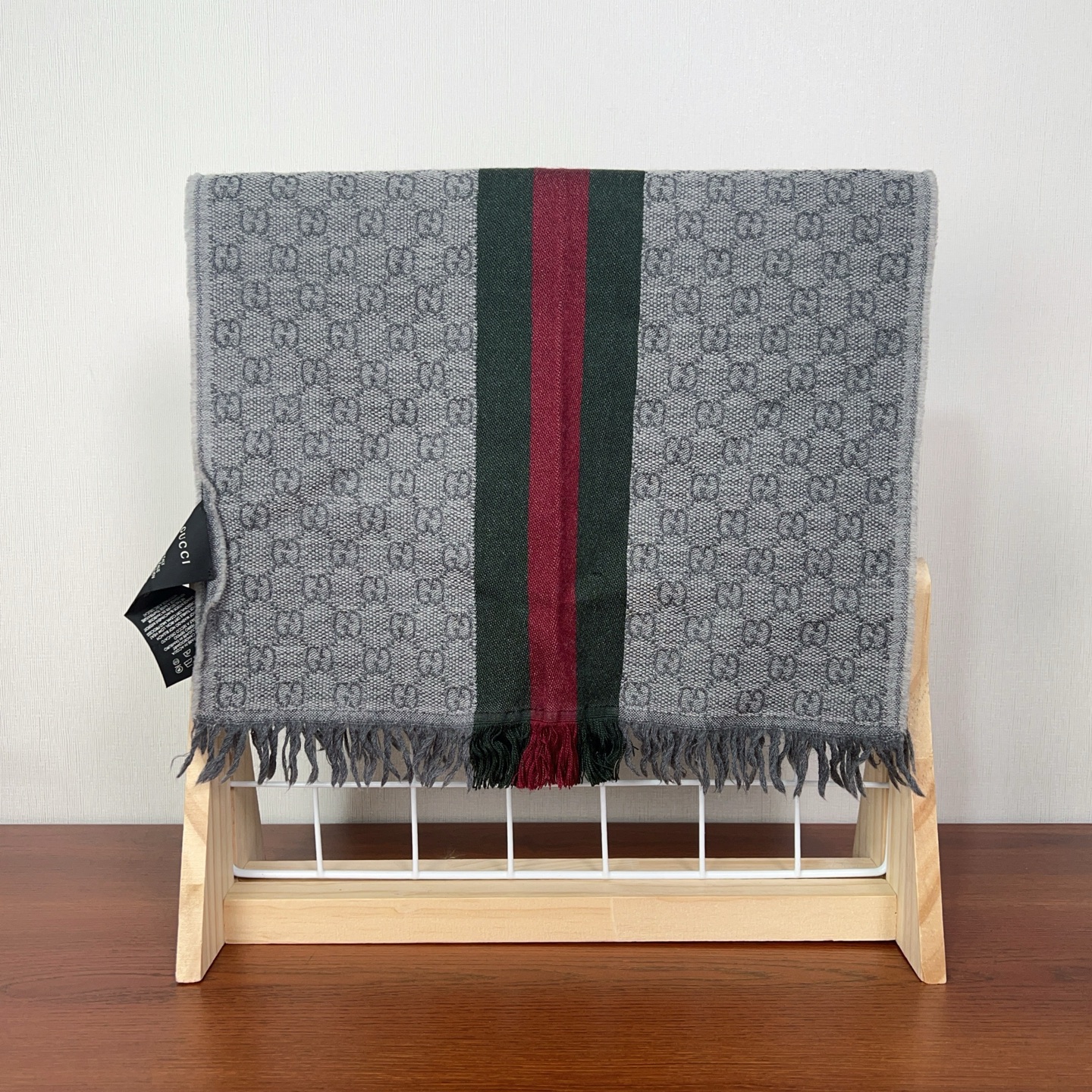 95新 GUCCI/古驰 Gucci 古驰 35*180 围巾 cj4265