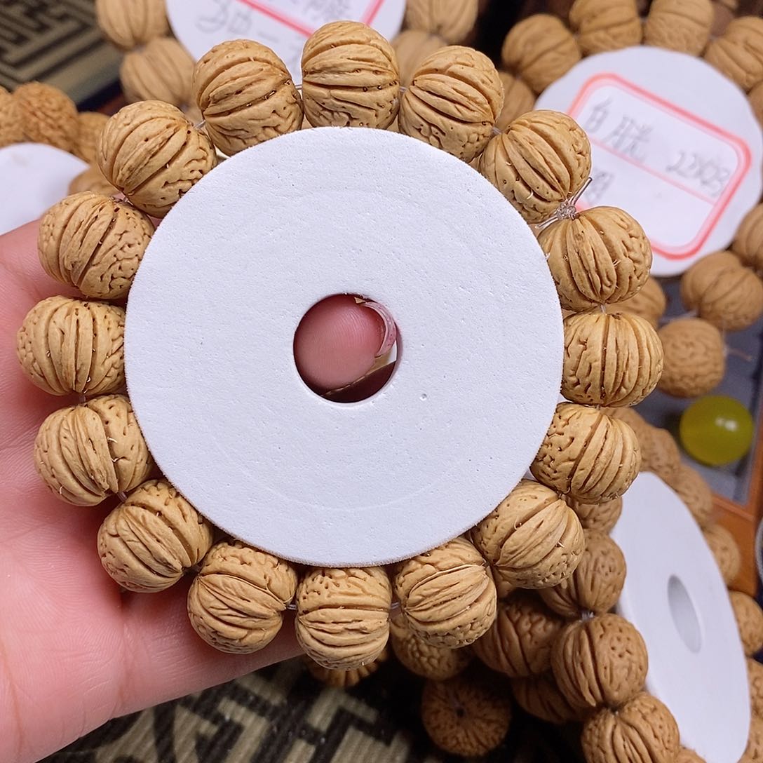 桃核手串【****】王者南瓜1.8