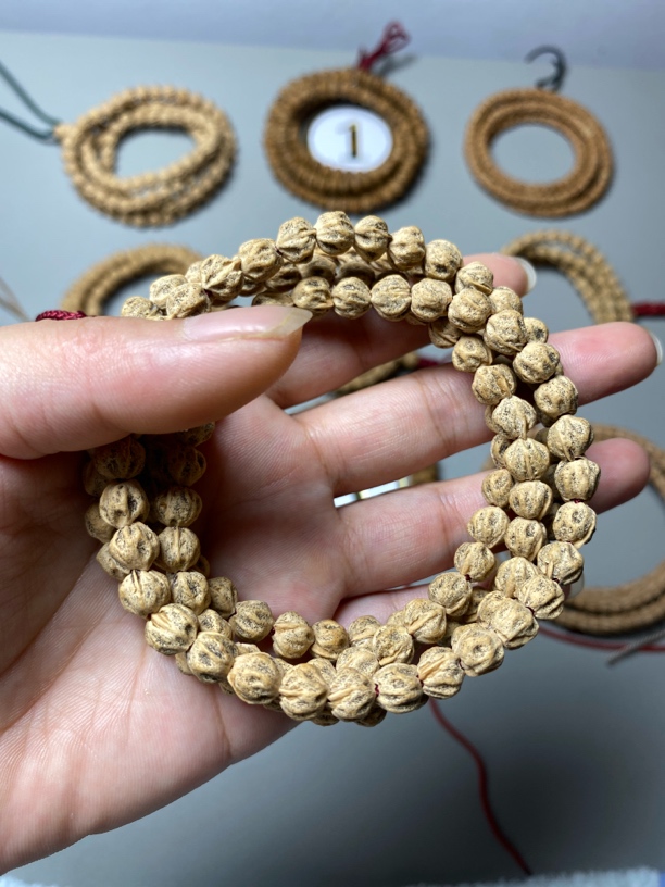 莲花对眼高油热振百香籽尸陀林手串